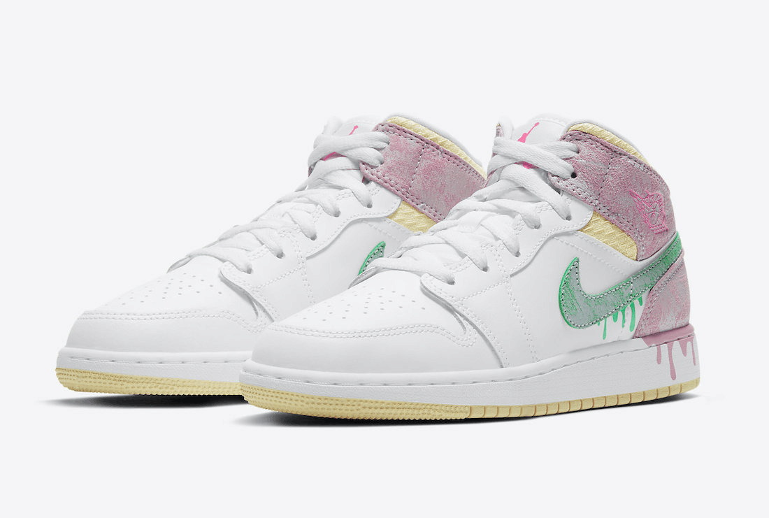 Women's Running weapon Air Jordan 1 “Paint Drip” DD1666-100 Shoes 012 Women's Running weapon Air Jordan 1 “Paint Drip” DD1666-100 Shoes 012